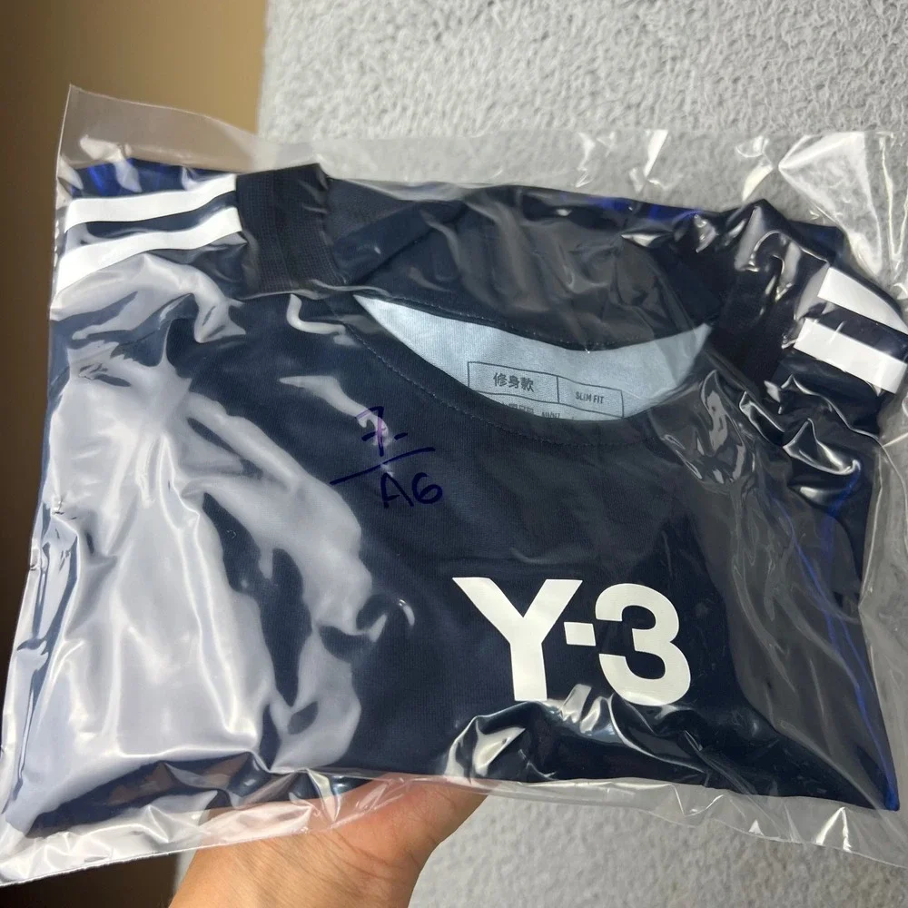 Adidas Y-3 Yohji Yamamoto Japan National Team Jersey Long Sleeve Blue Slim